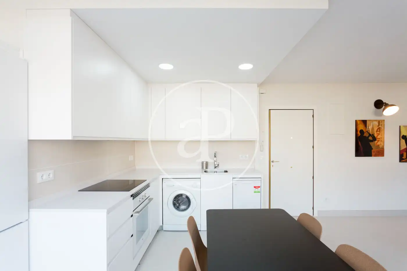 Küche von Wohnung zur Miete in Madrid mit Klimaanlage, Heizung und Terrasse