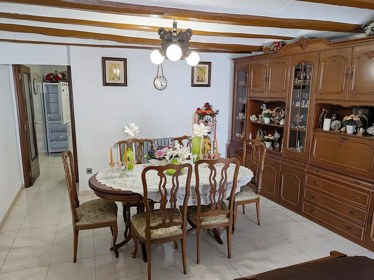 Dining room of Houses for sale in Freginals  with Air Conditioner, Heating and Terrace