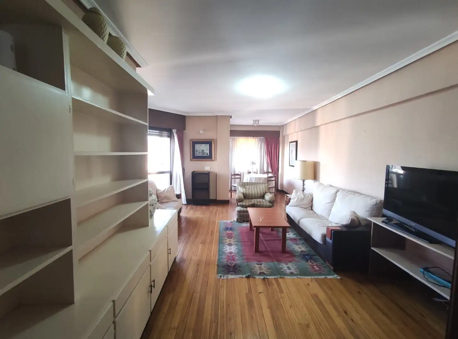 Wohnzimmer von Wohnung zur Miete in Ourense Capital  mit Heizung, Möbliert und Ofen