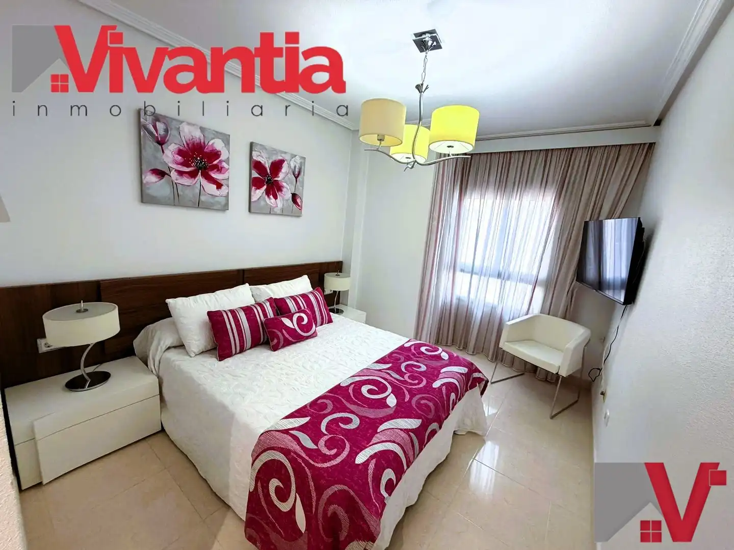 Bedroom of Flat for sale in Lorca  with Air Conditioner and Heating