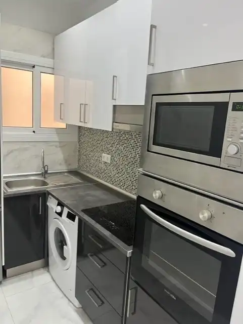 Kitchen of Flat for rent in Barcelona  with Air Conditioner