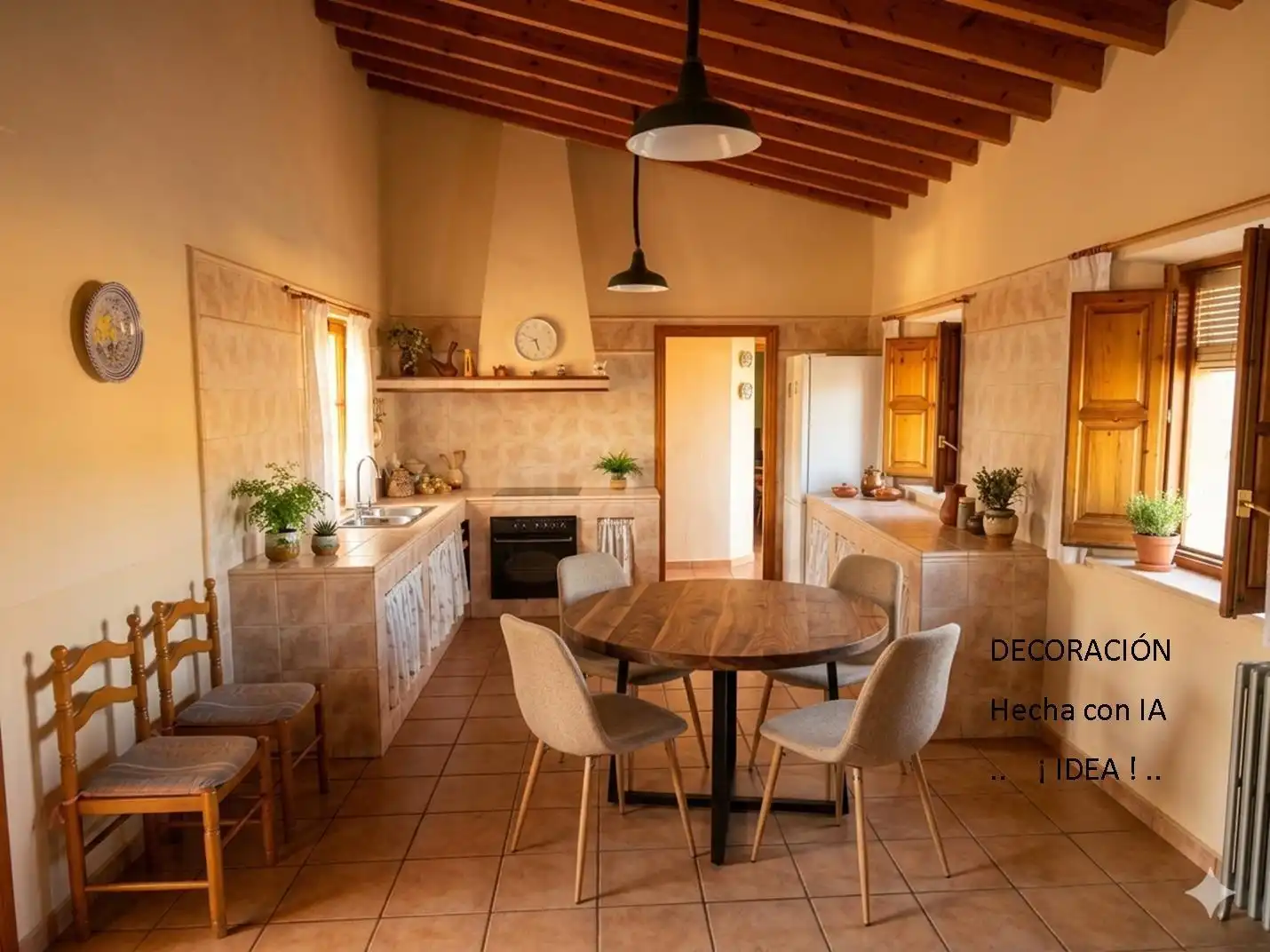 Cocina de Casa o chalet en venta en Cartagena con Aire acondicionado