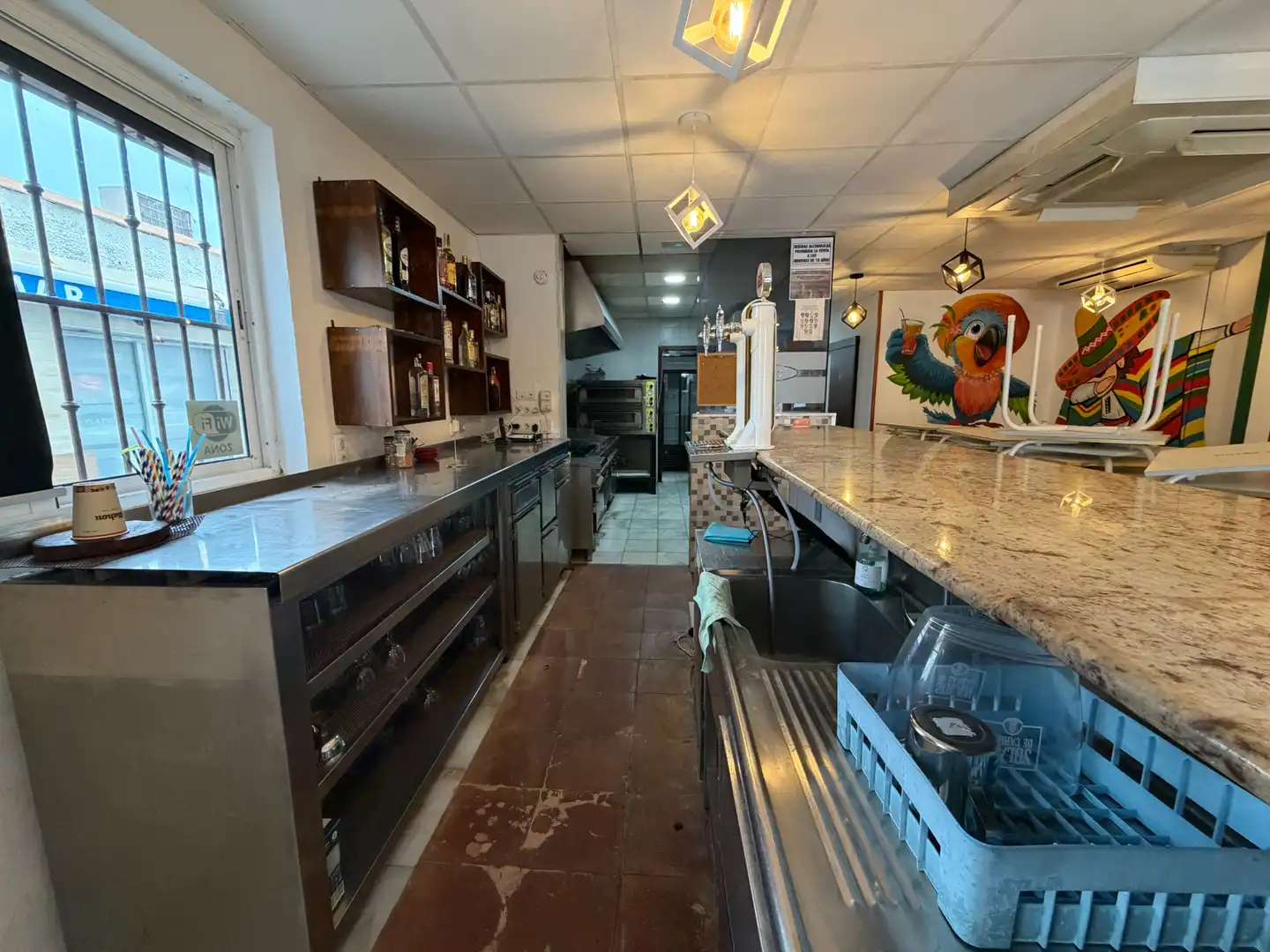 Cocina de Local en venta en Alicante / Alacant con Aire acondicionado, Terraza y Amueblado