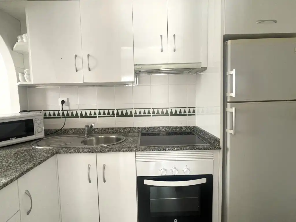 Cocina de Apartamento en venta en Vera con Aire acondicionado, Terraza y Amueblado