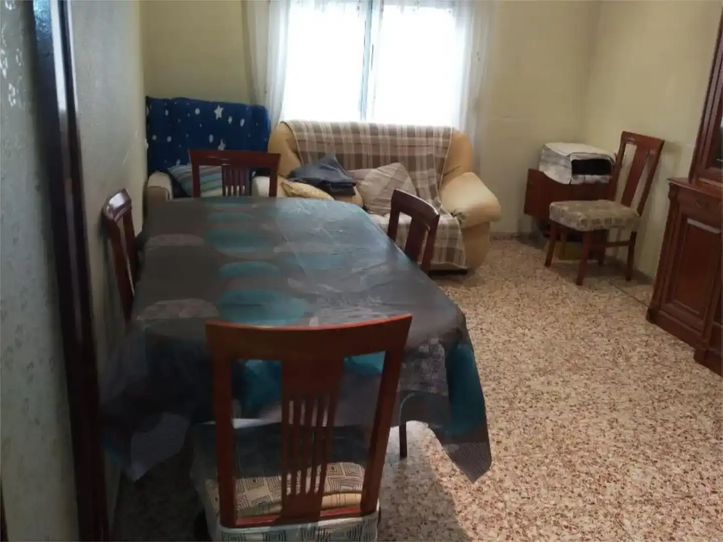 Dining room of Flat for sale in Alfondeguilla  with Air Conditioner, Parquet flooring and Storage room