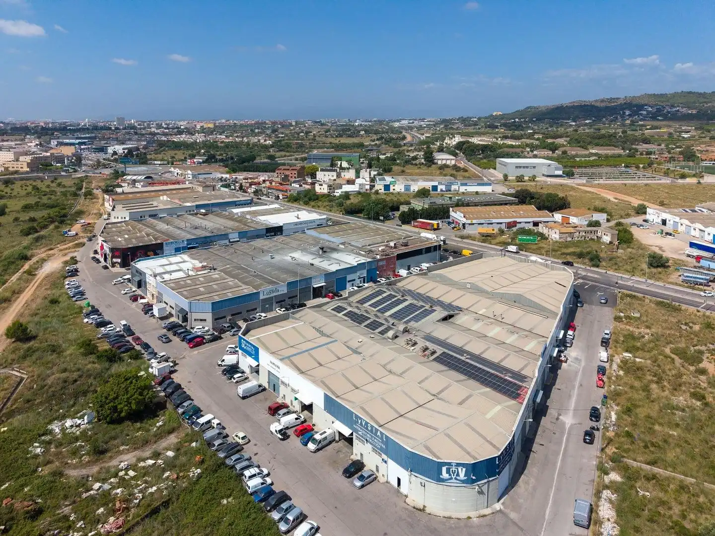 Vista exterior de Nave industrial en venta en Castellón de la Plana / Castelló de la Plana