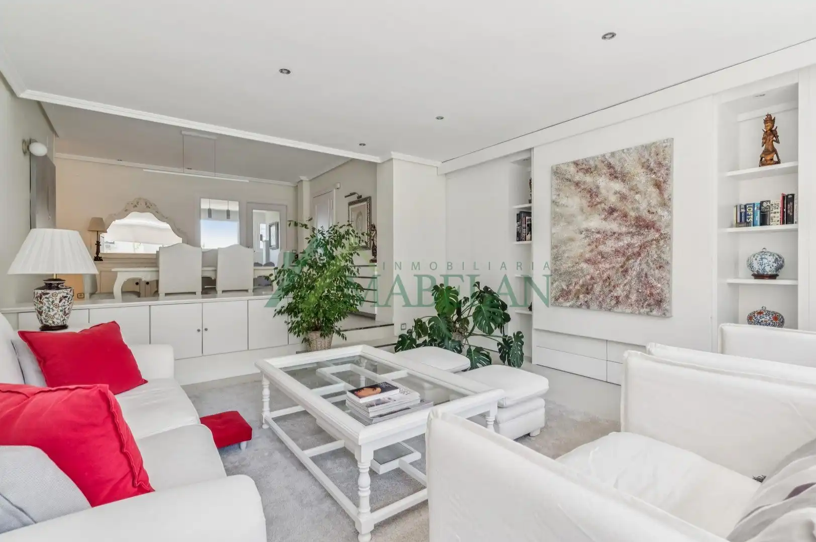 Living room of Flat for rent in Las Rozas de Madrid  with Heating, Furnished and Community pool