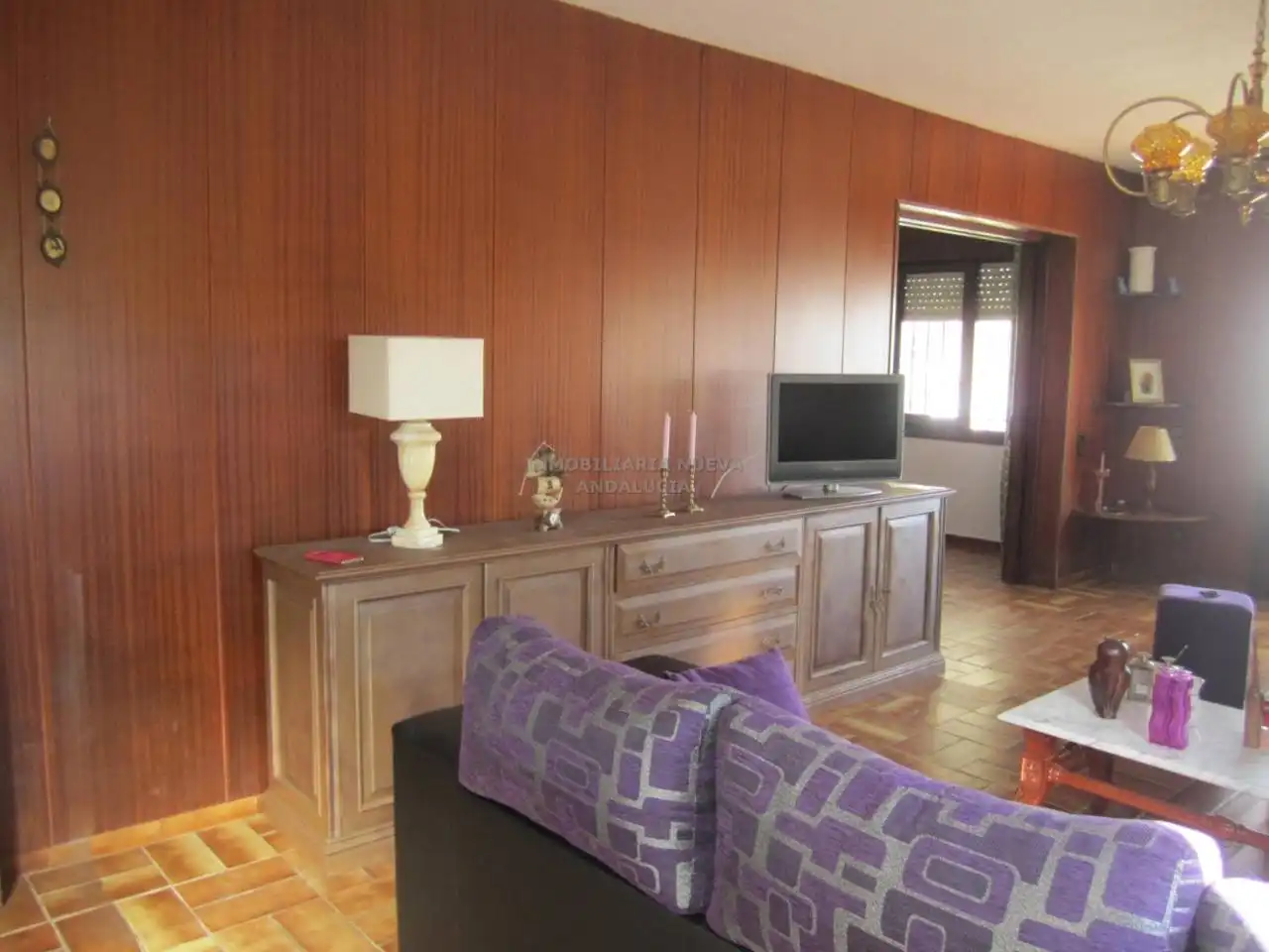 Sala de estar de Casa o chalet de alquiler en Almería con Terraza y Amueblado