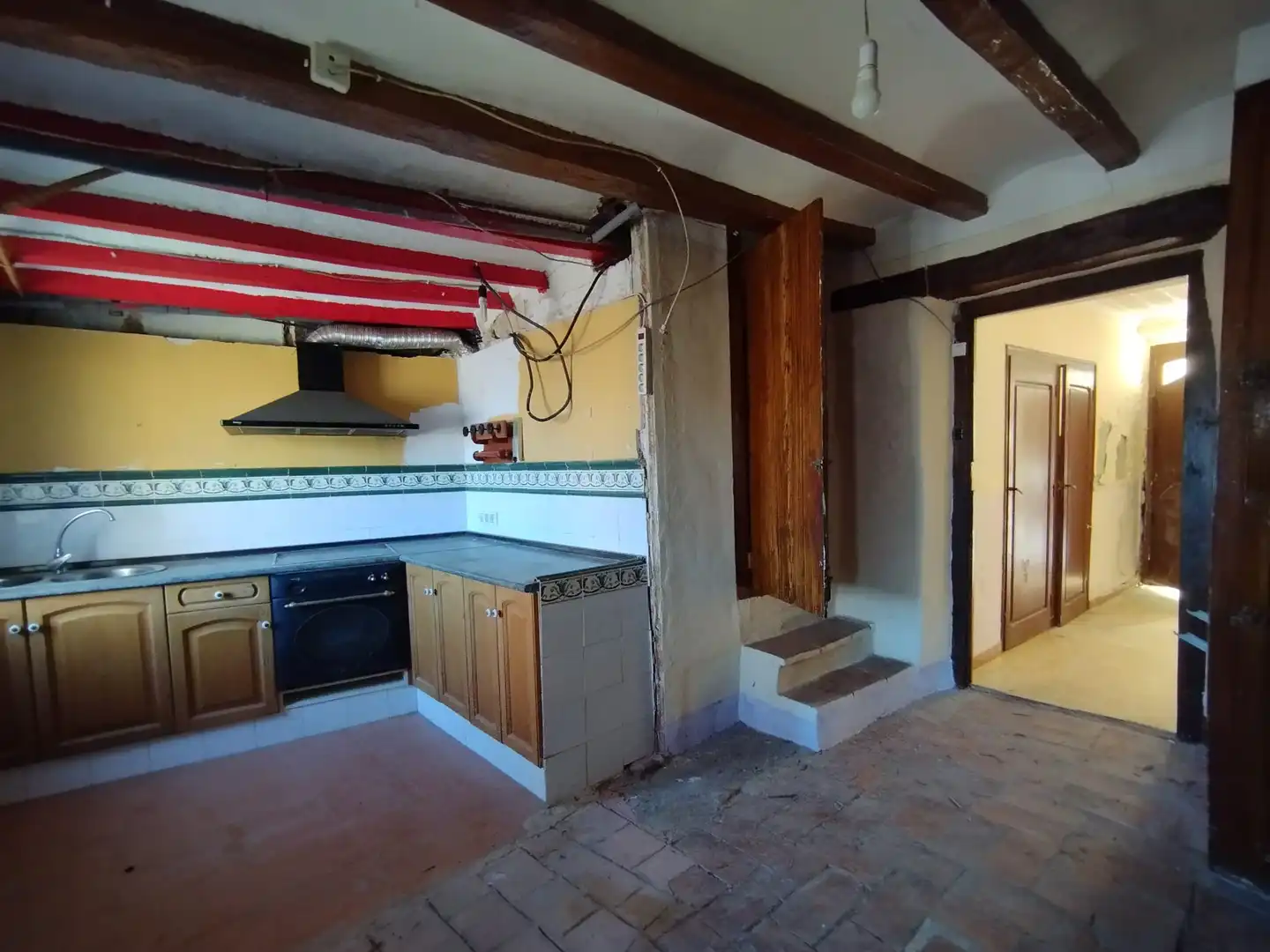 Kitchen of Houses for sale in Villafranca del Cid / Vilafranca  with Terrace and Balcony
