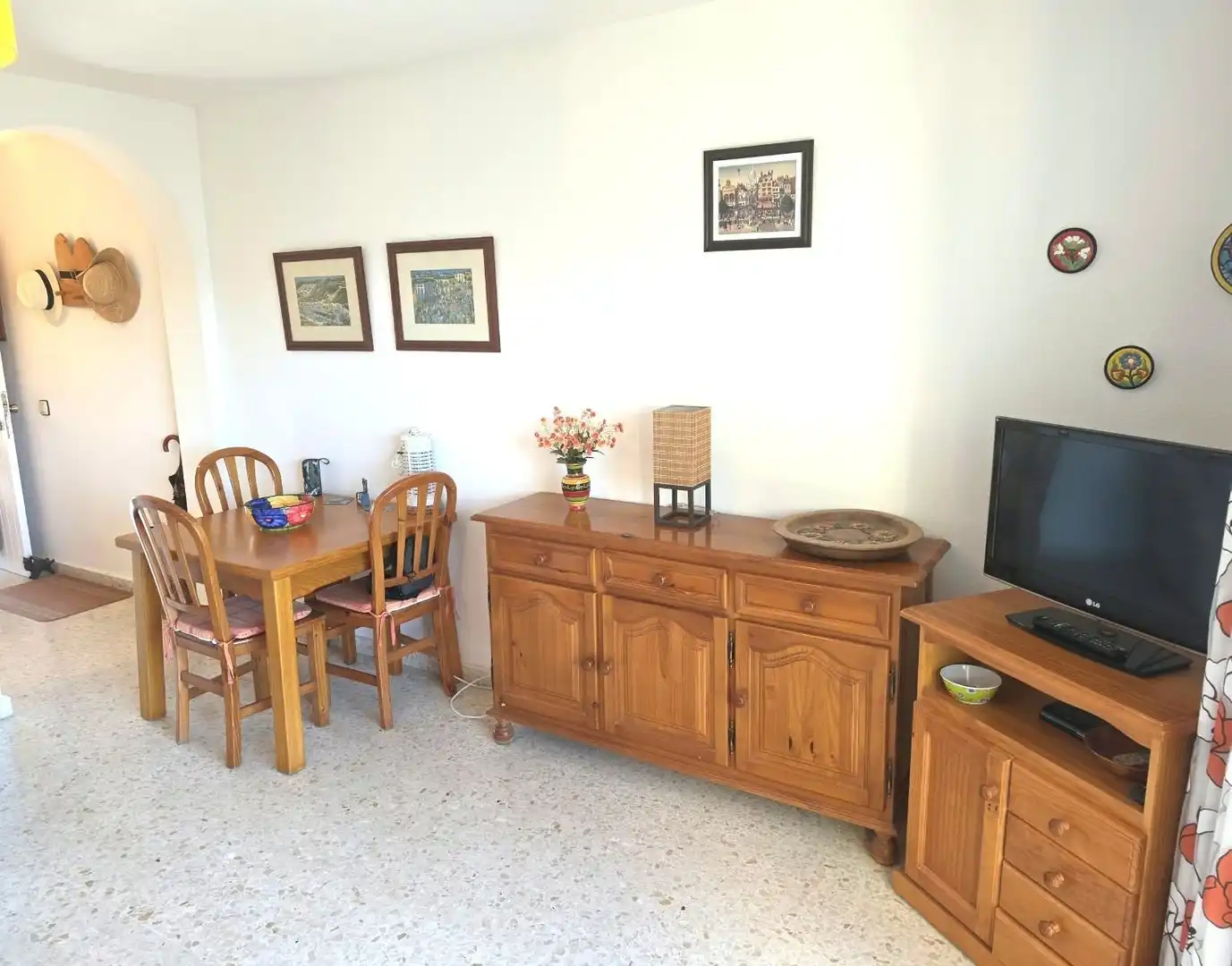 Comedor de Apartamento en venta en Torremolinos con Aire acondicionado, Jardín privado y Terraza