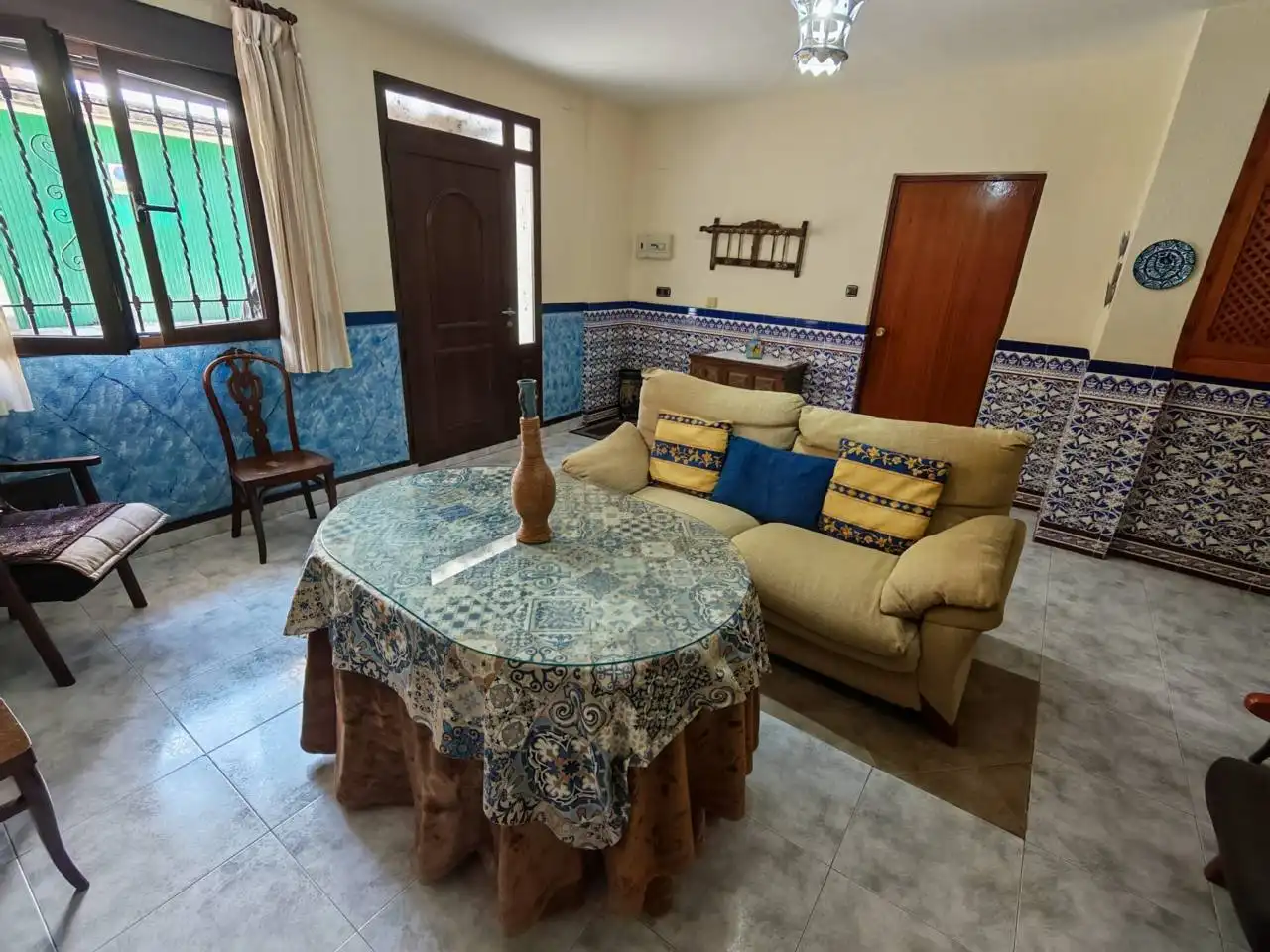 Wohnzimmer von Wohnung zum Verkauf in Huétor Tájar mit Privatgarten