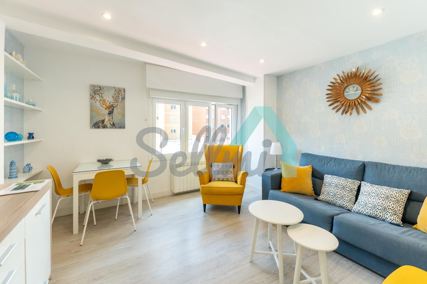 Vista exterior de Piso en venta en Gijón  con Calefacción y Amueblado