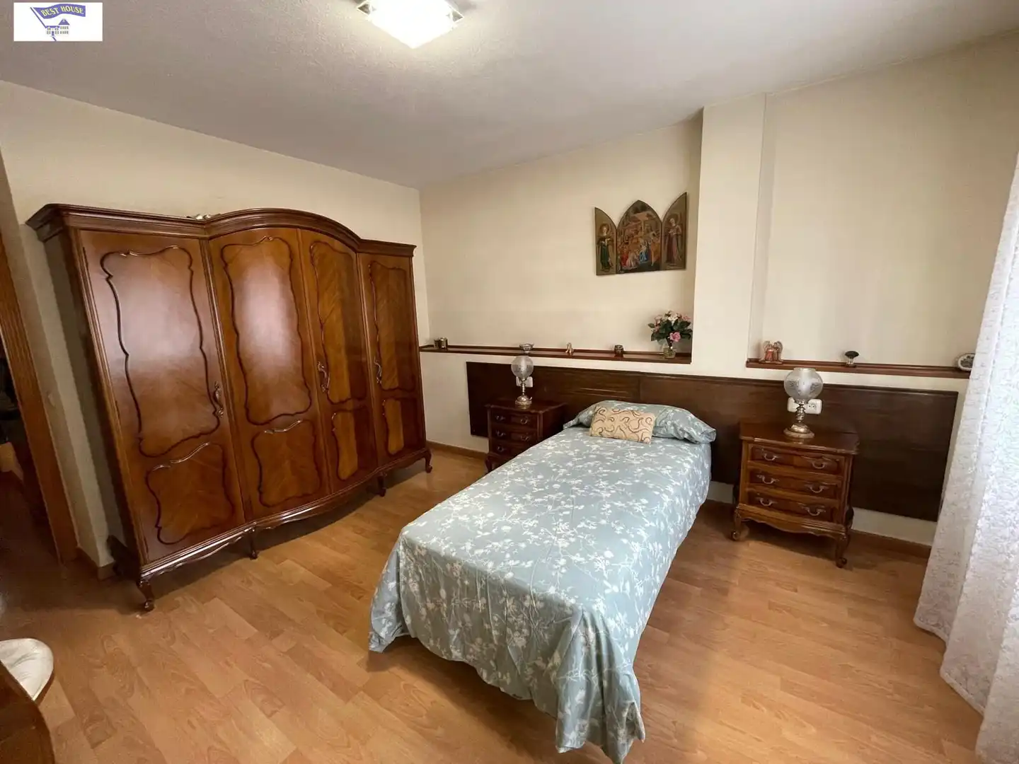 Schlafzimmer von Wohnungen zur Miete in Albacete mit Heizung, Möbliert und Balkon