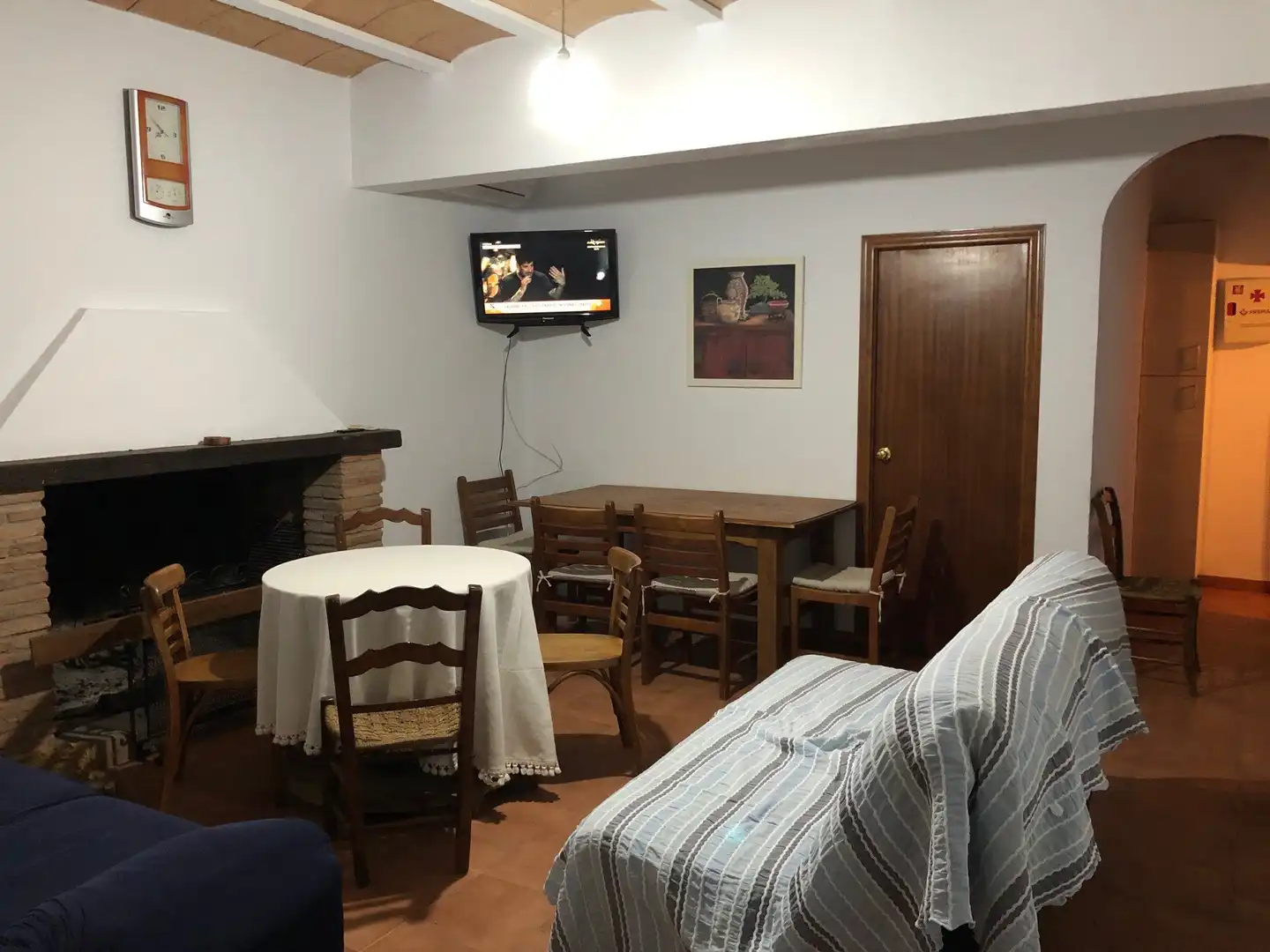 Sala de estar de Finca rústica de alquiler en Adamuz con Aire acondicionado, Jardín privado y Amueblado