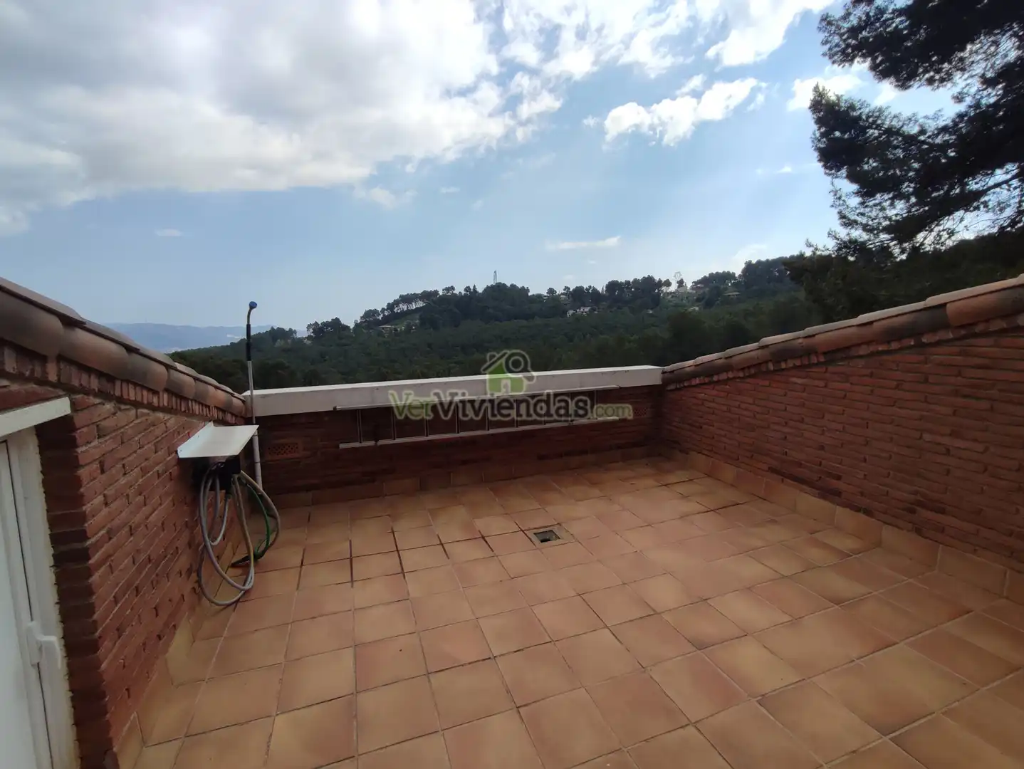 Terrassa de Casa o xalet en venda en Cervelló amb Calefacció, Jardí privat i Terrassa