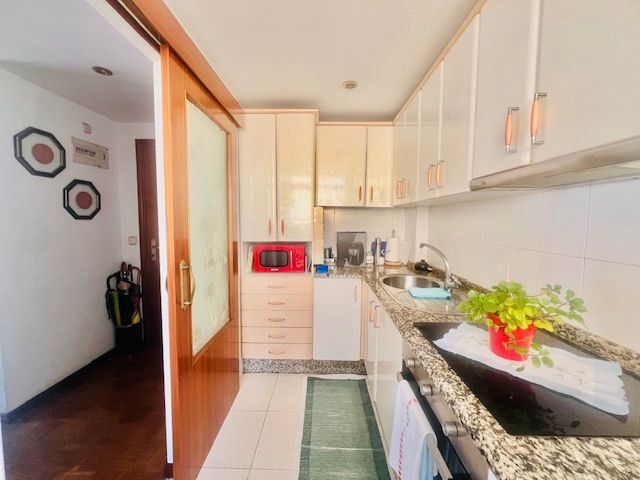 Kitchen of Flat for sale in A Coruña Capital   with Heating, Terrace and Storage room
