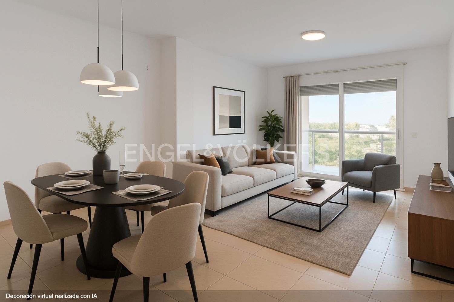 Sala de estar de Apartamento en venta en Burriana / Borriana con Calefacción y Terraza