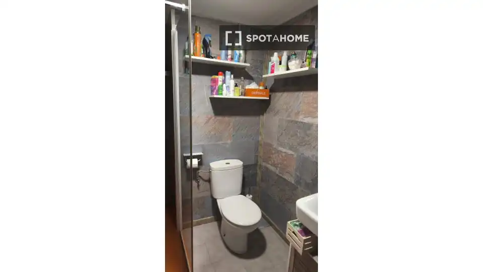 Baño de Piso para compartir en Santander con Aire acondicionado, Calefacción y Amueblado