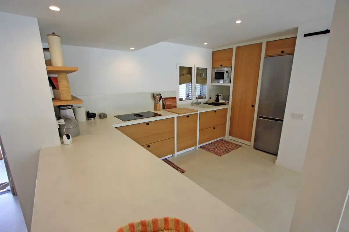 Cocina de Casa adosada en venta en Dénia con Jardín privado y Alarma