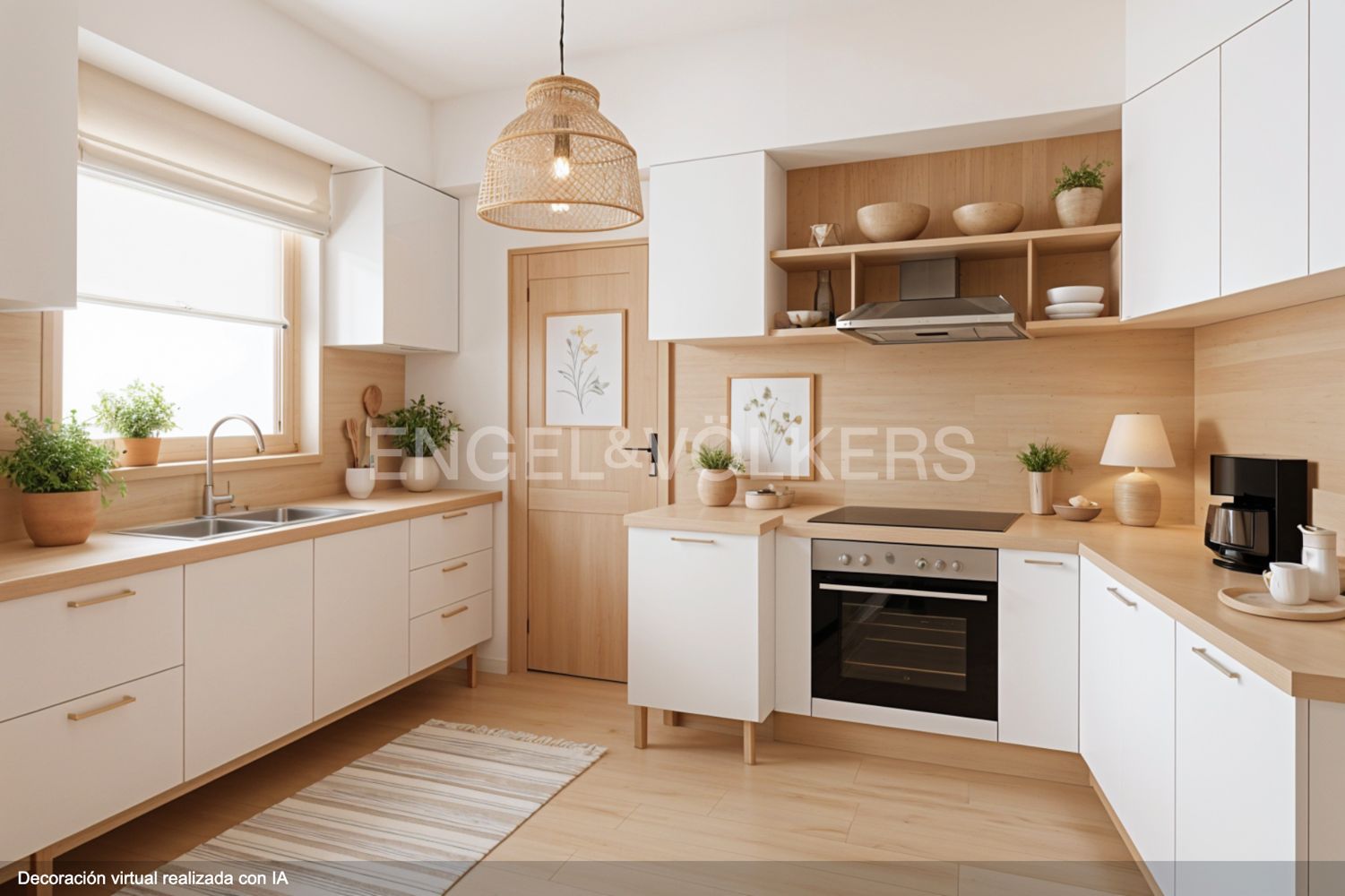 Cocina de Casa o chalet en venta en  Madrid Capital con Calefacción, Jardín privado y Parquet
