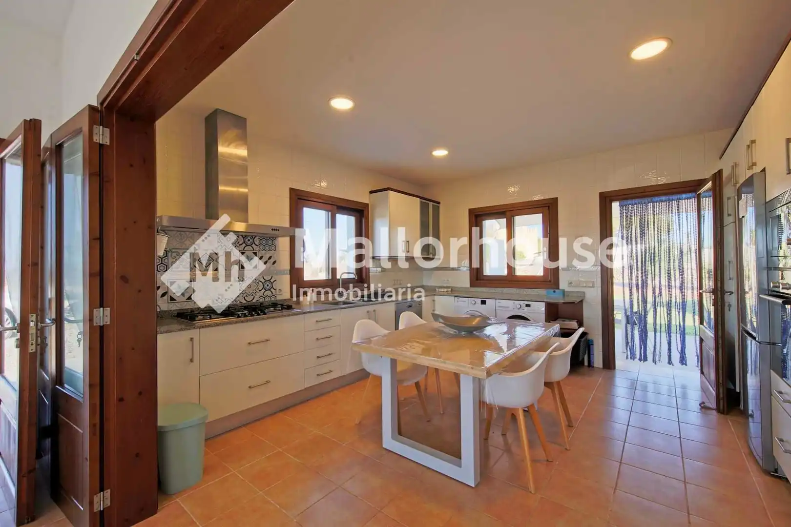 Cocina de Casa o chalet de alquiler en Santa Margalida con Aire acondicionado, Jardín privado y Terraza