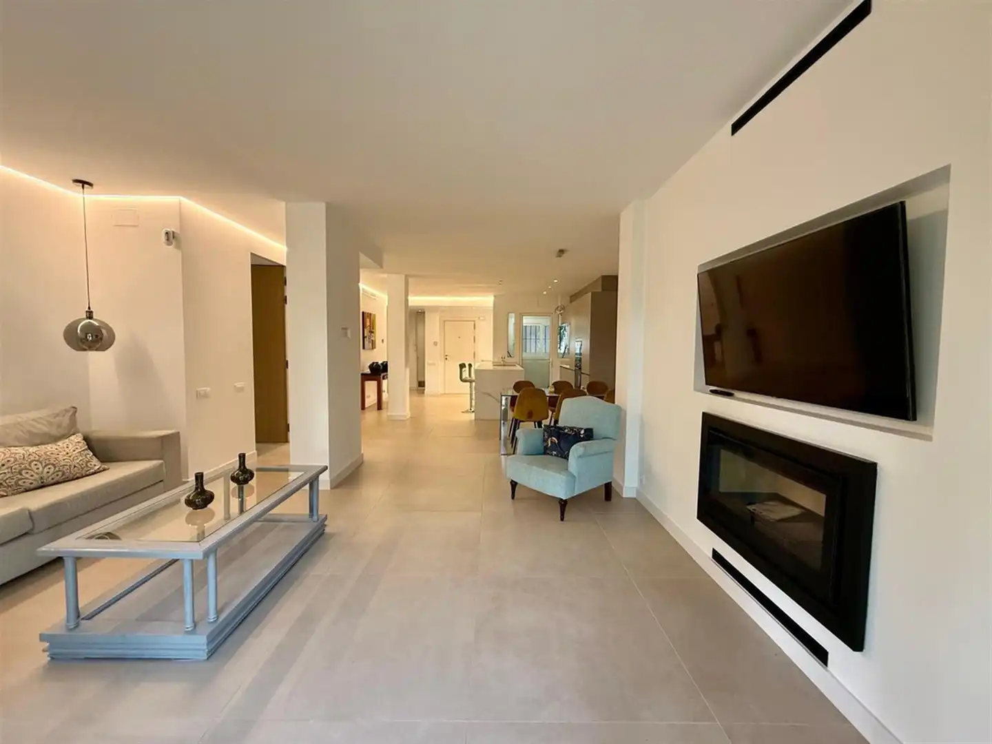 Sala de estar de Apartamento en venta en Marbella con Aire acondicionado