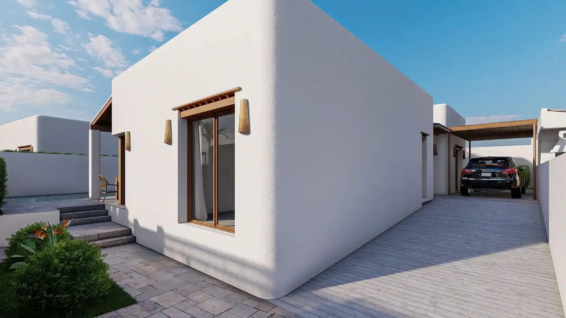 Vista exterior de Casa o chalet en venta en L'Alfàs del Pi con Aire acondicionado, Jardín privado y Terraza