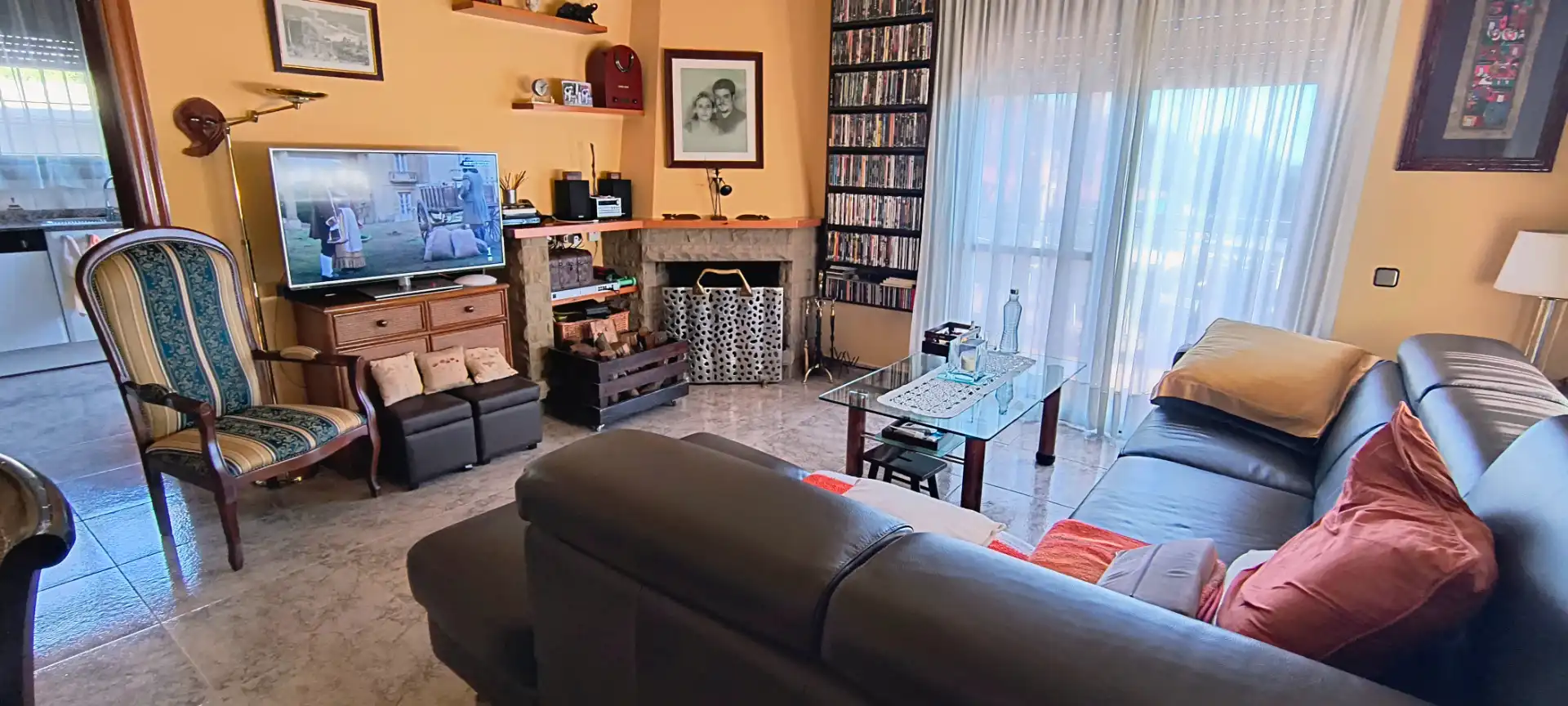 Sala de estar de Casa o chalet en venta en Cànoves I Samalús con Calefacción, Jardín privado y Terraza