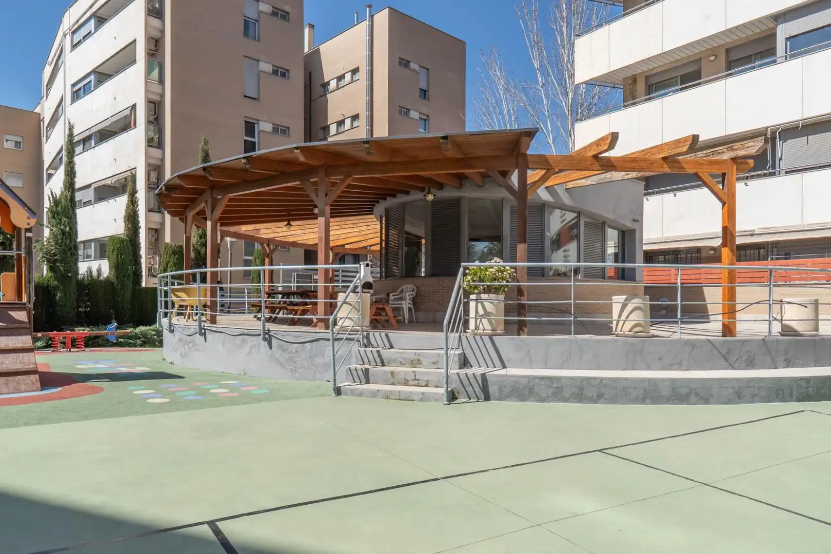 Terrace of Flat for sale in Granada  with Air Conditioner, Heating and Private garden