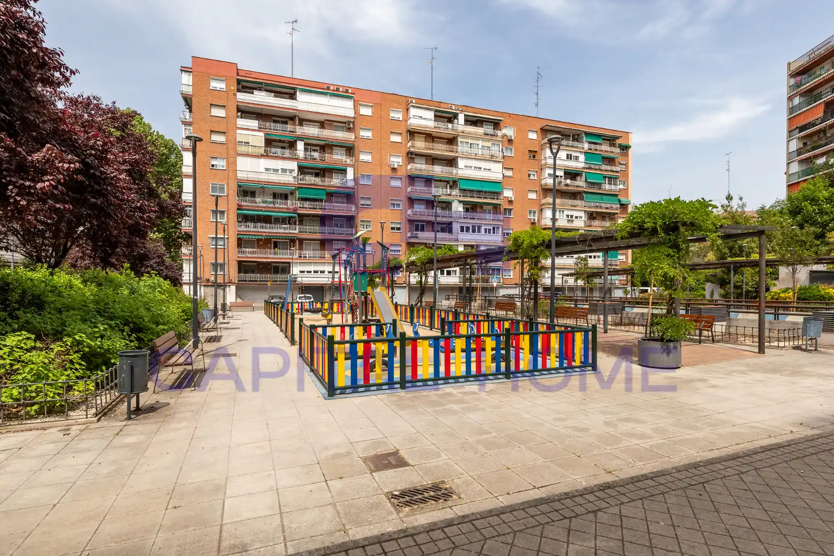 Exterior view of Flat for sale in Móstoles  with Heating, Terrace and Furnished