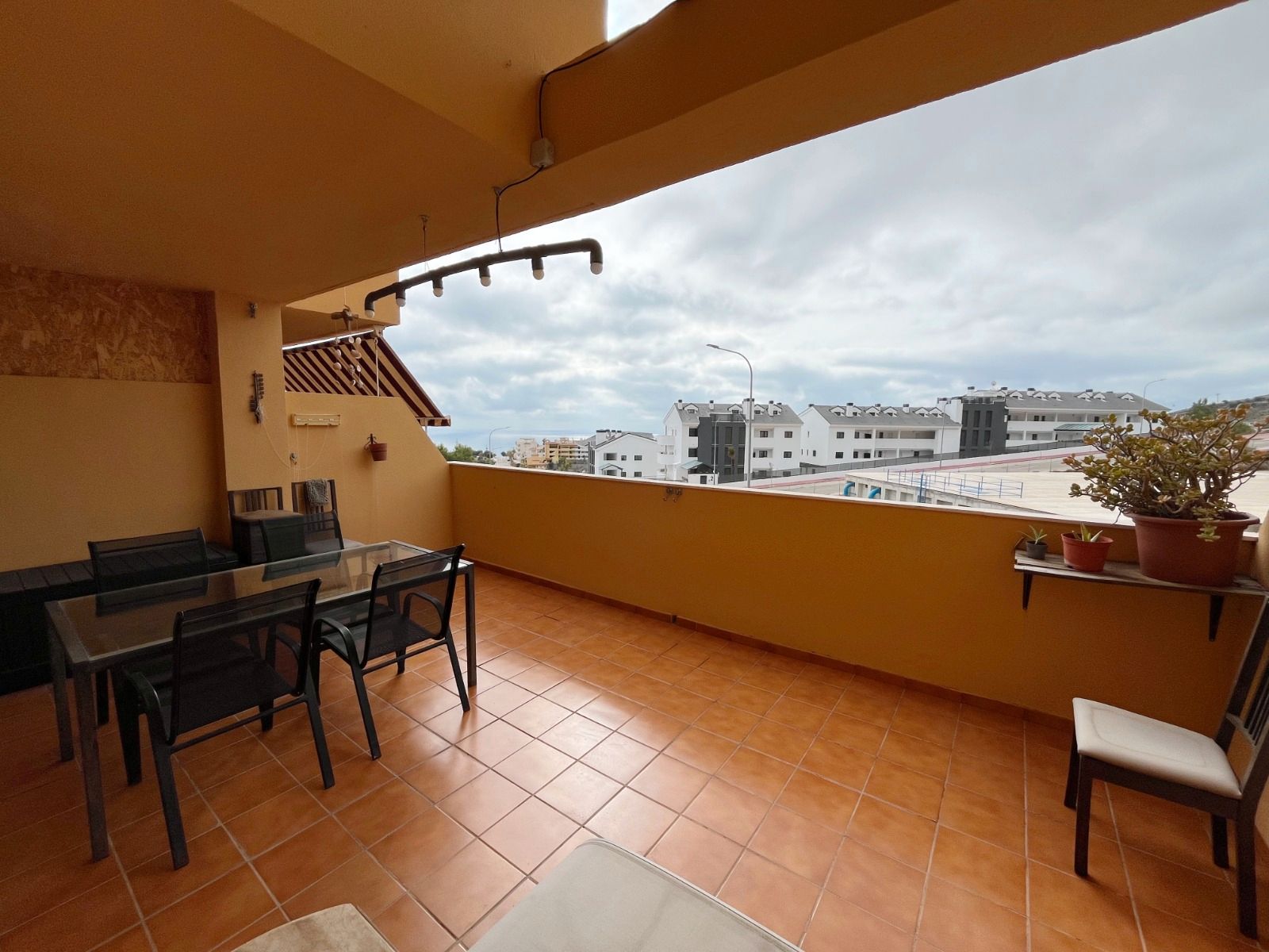 Terrace of Flat to rent in Benalmádena  with Furnished and Pets allowed