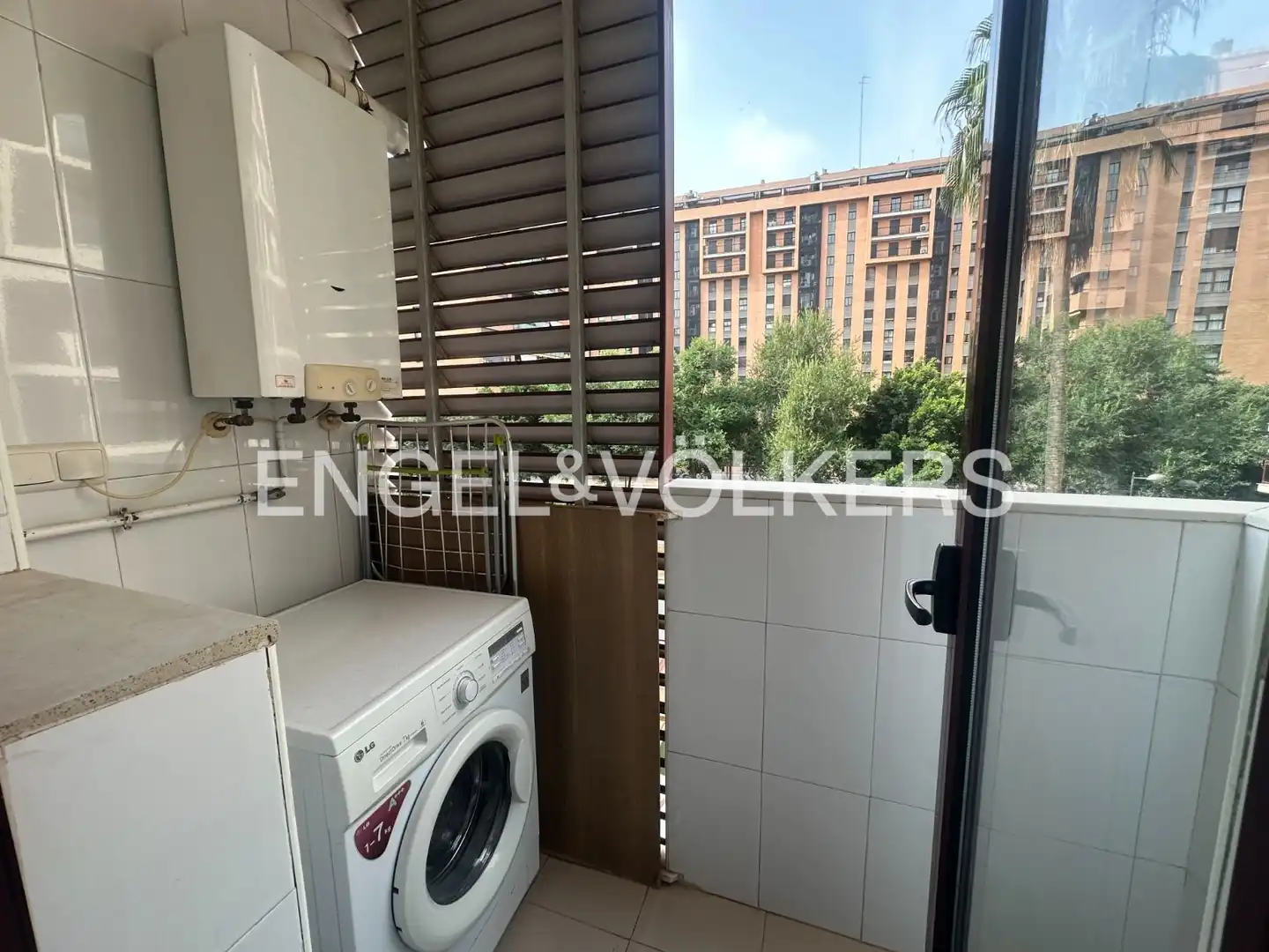 Terrasse von Wohnung zur Miete in Valencia mit Klimaanlage, Heizung und Privatgarten