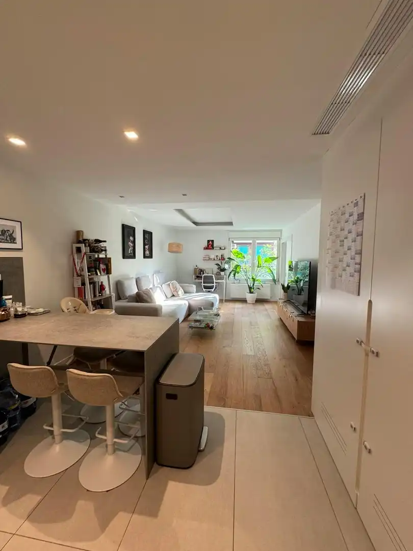Wohnzimmer von Wohnung zur Miete in Barcelona mit Klimaanlage, Heizung und Möbliert
