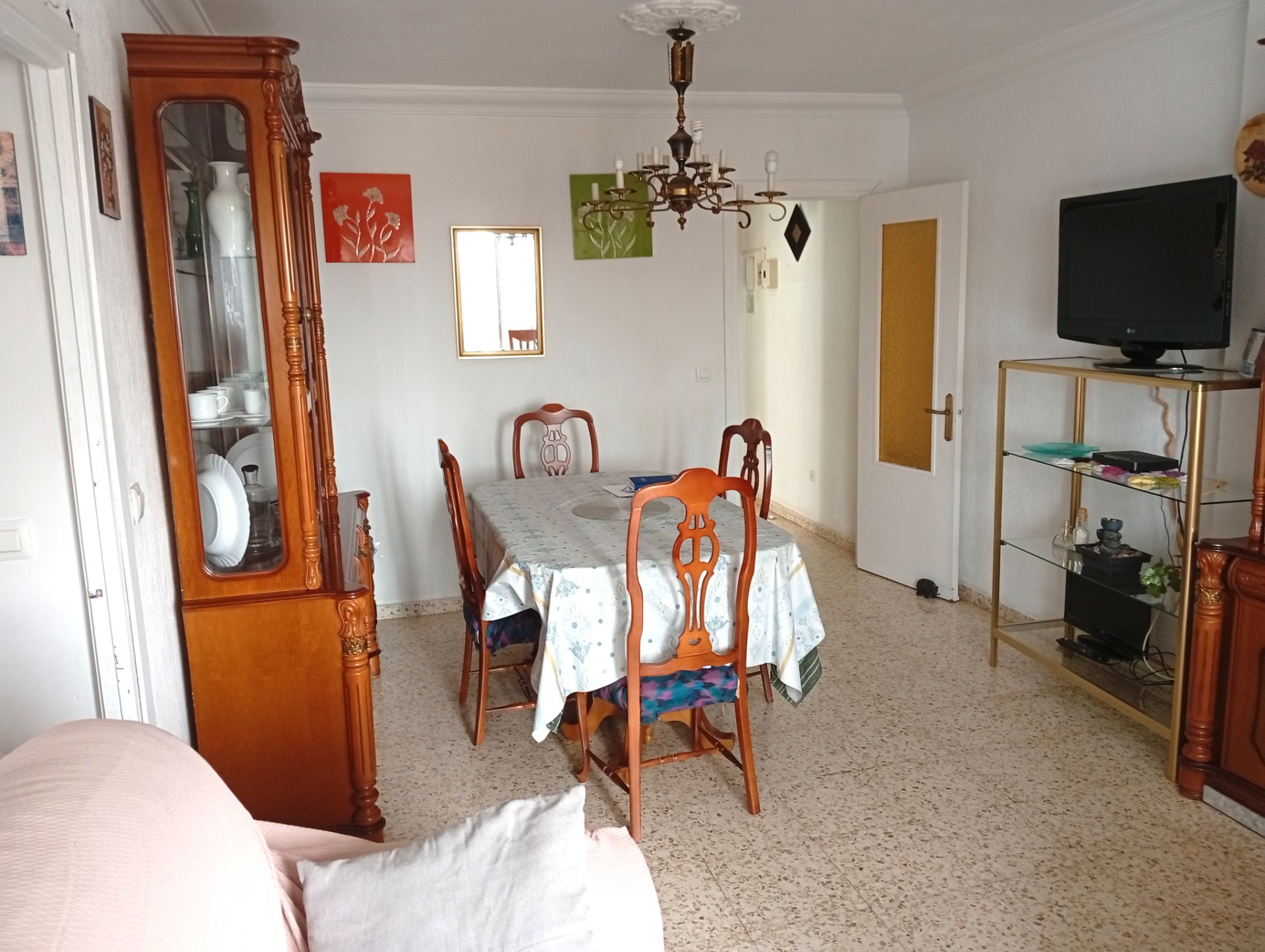 Dining room of Flat for sale in  Sevilla Capital  with Air Conditioner and Terrace