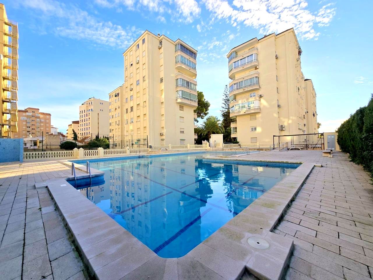 Swimming pool of Apartment to rent in Gandia  with Air Conditioner, Terrace and Furnished