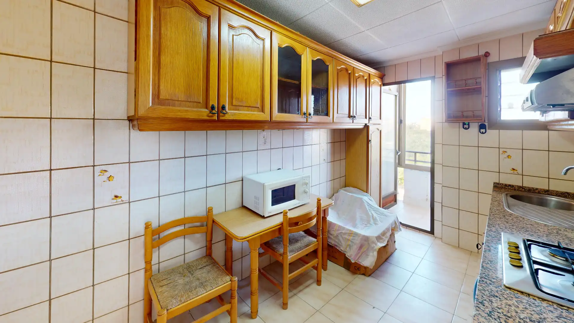 Cocina de Piso en venta en Alicante / Alacant con Terraza, Horno y Microondas