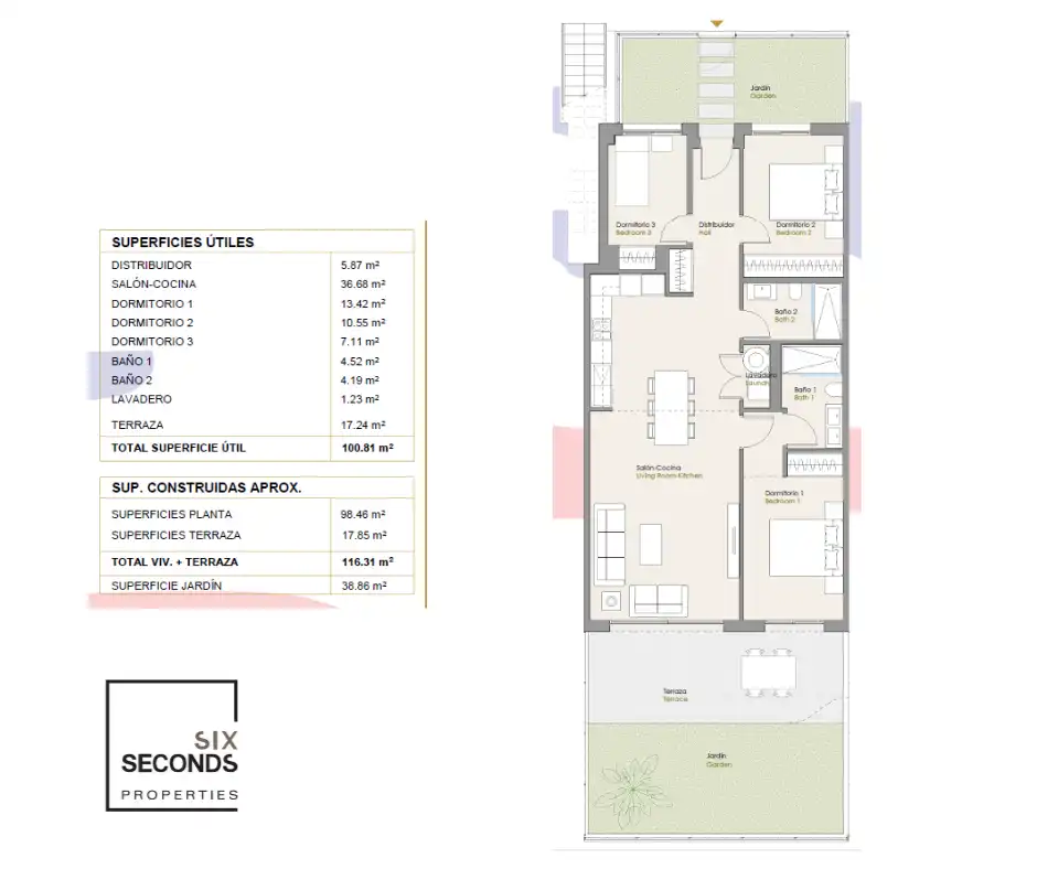 Apartamento con piscina en venta en Balcón de Finestrat - Terra Marina, imagen 33