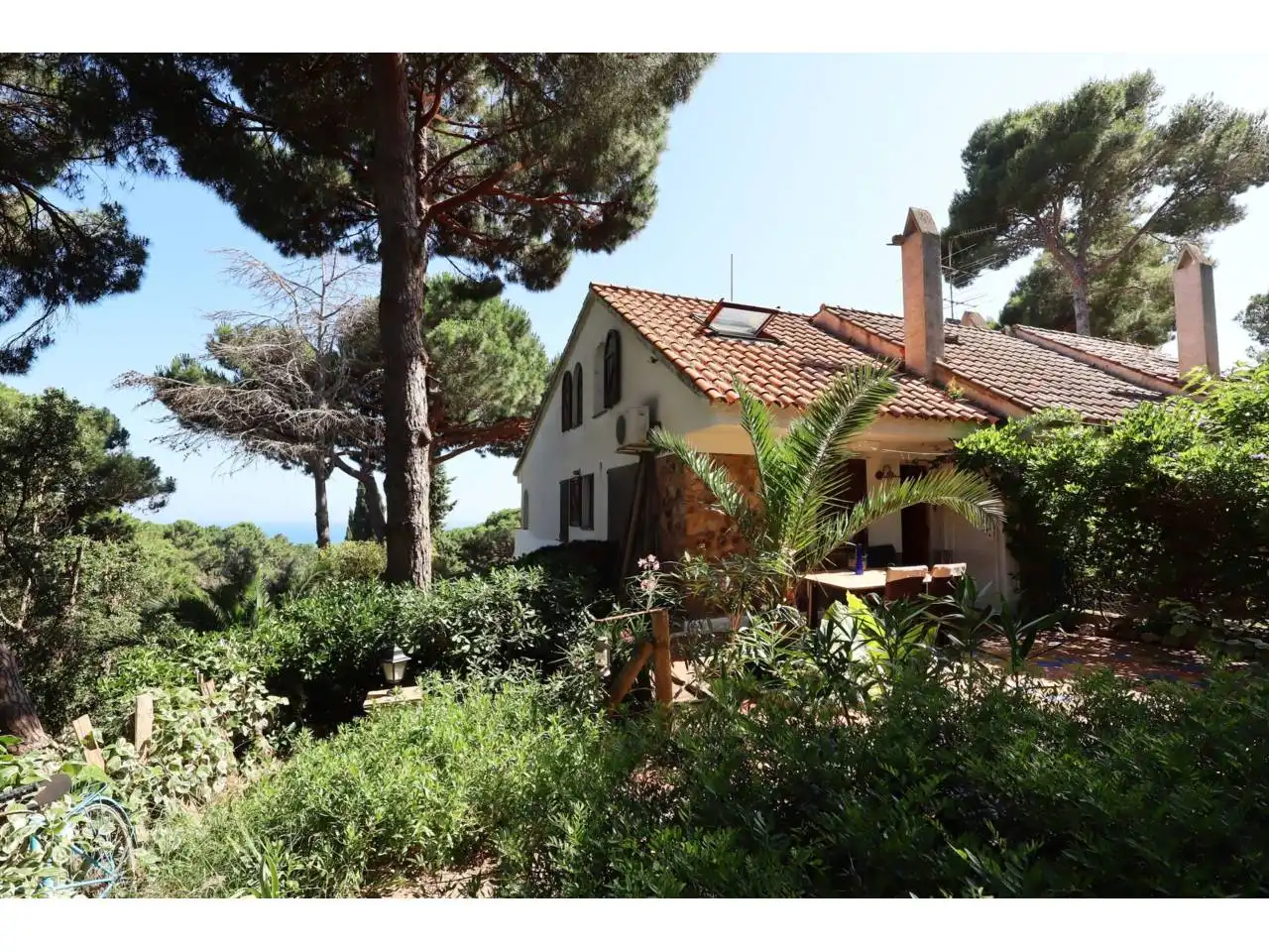 Garden of Detached homes for sale in Lloret de Mar  with Air Conditioner, Heating and Private garden