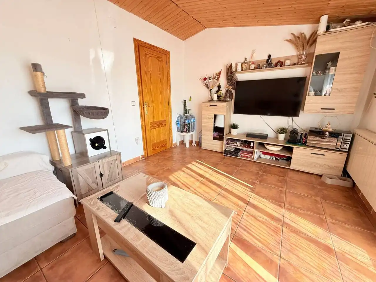 Sala de estar de Casa o chalet en venta en Riells i Viabrea con Aire acondicionado, Jardín privado y Terraza