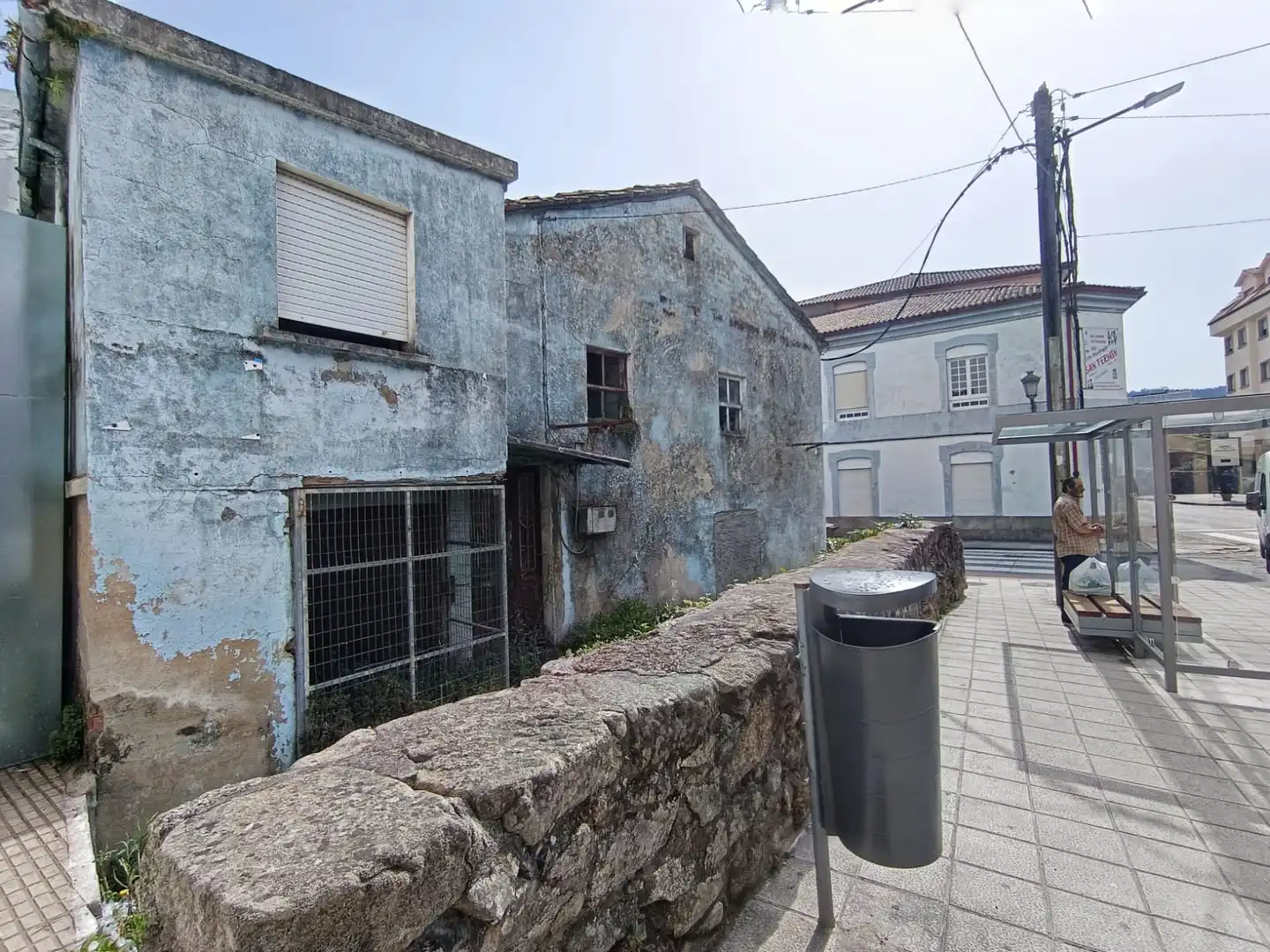 Vista exterior de Casa o xalet en venda en Caldas de Reis
