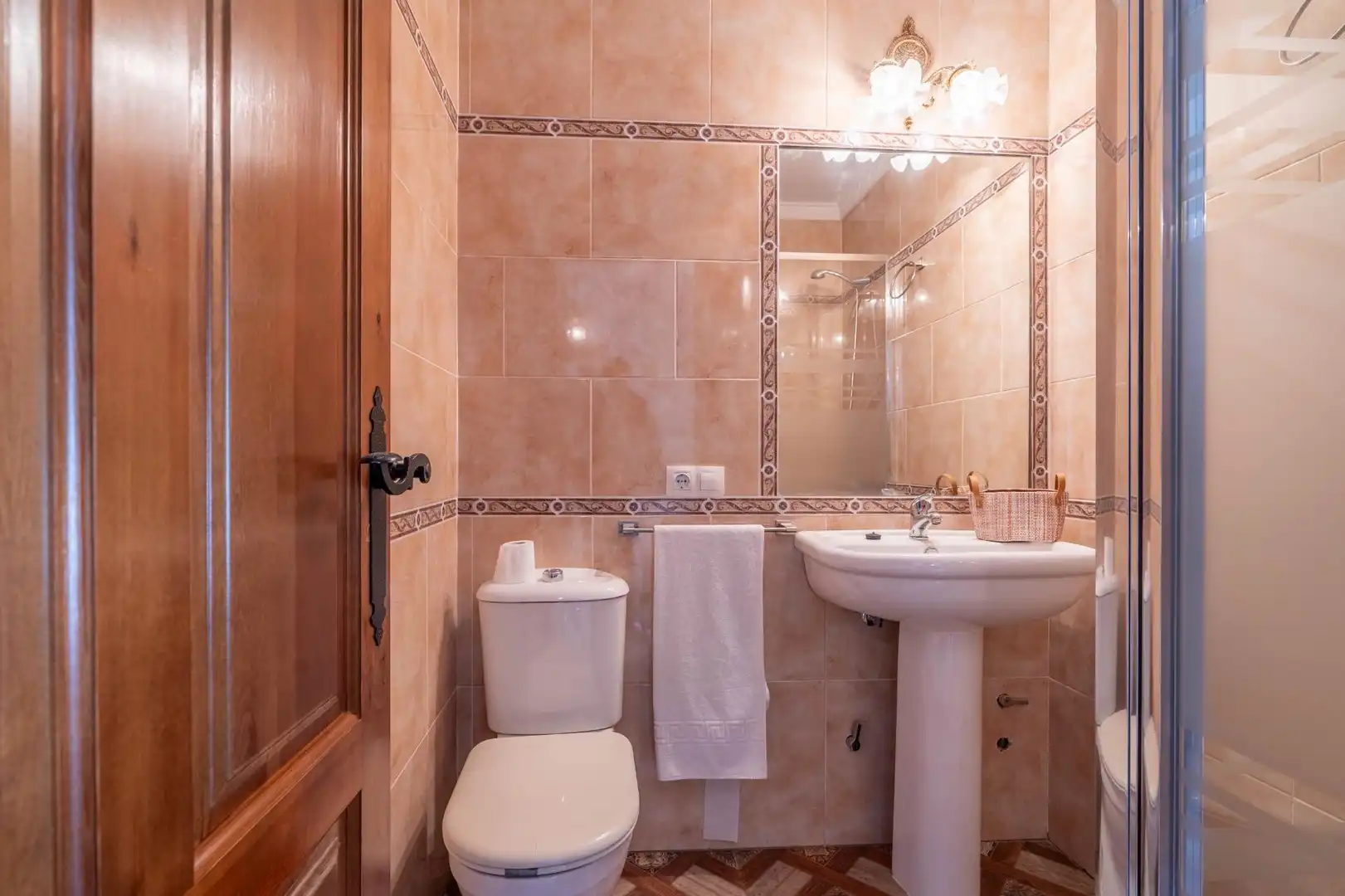 Baño de Casa o chalet en venta en El Garrobo con Aire acondicionado, Calefacción y Jardín privado