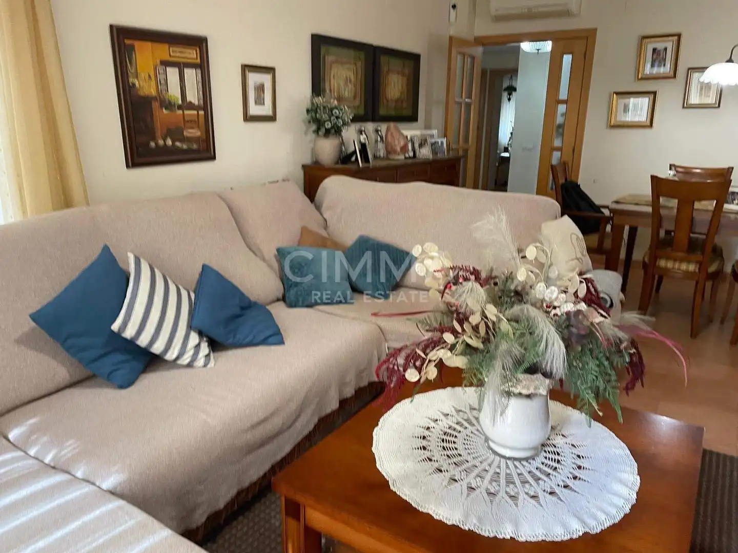 Sala de estar de Casa o chalet en venta en Polop con Jardín privado y Piscina comunitaria