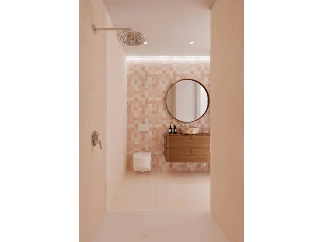 Bathroom of Houses for sale in Sabadell  with Air Conditioner, Private garden and Parquet flooring