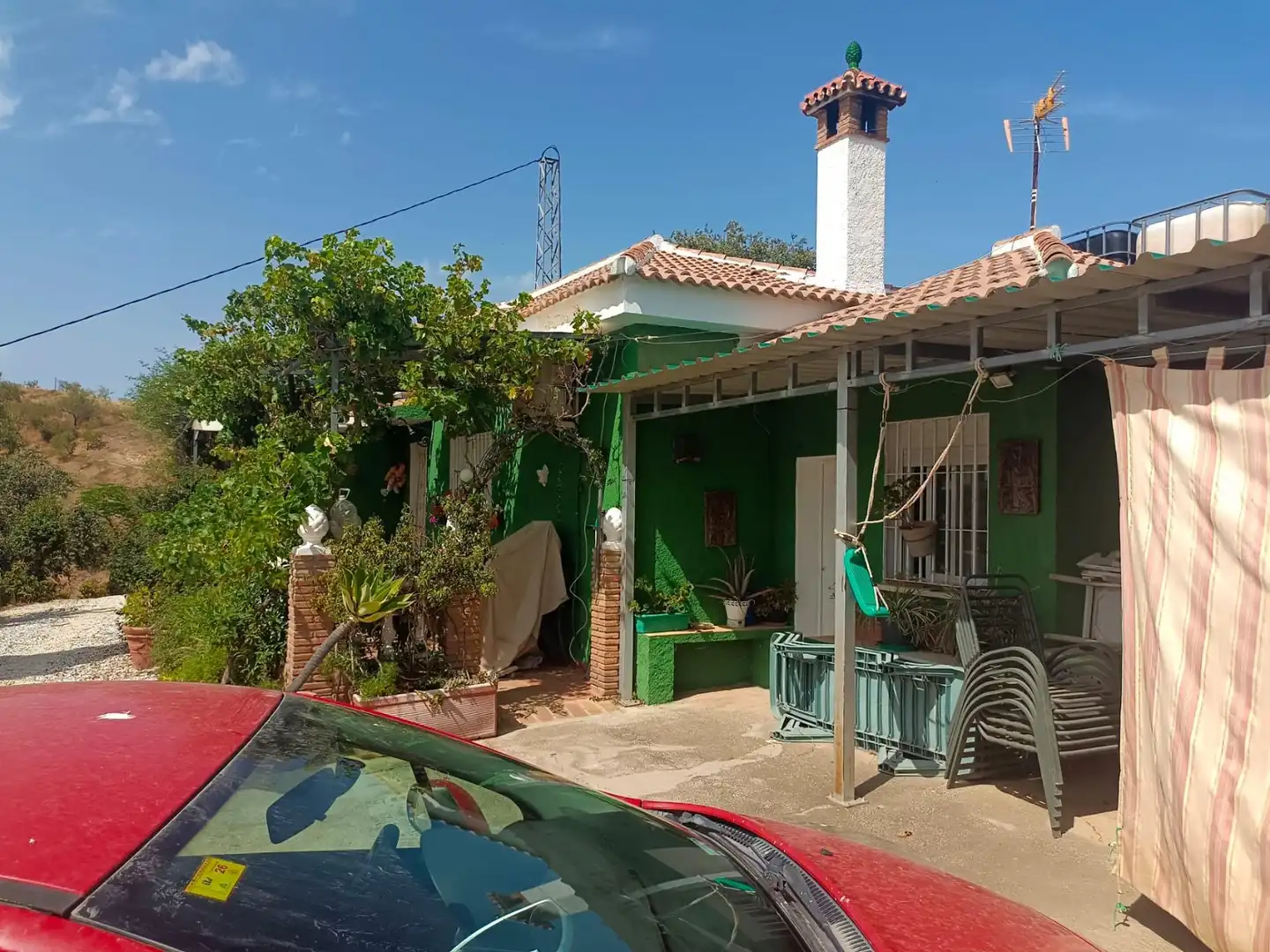 Außenansicht von Country house zum Verkauf in Málaga mit Terrasse