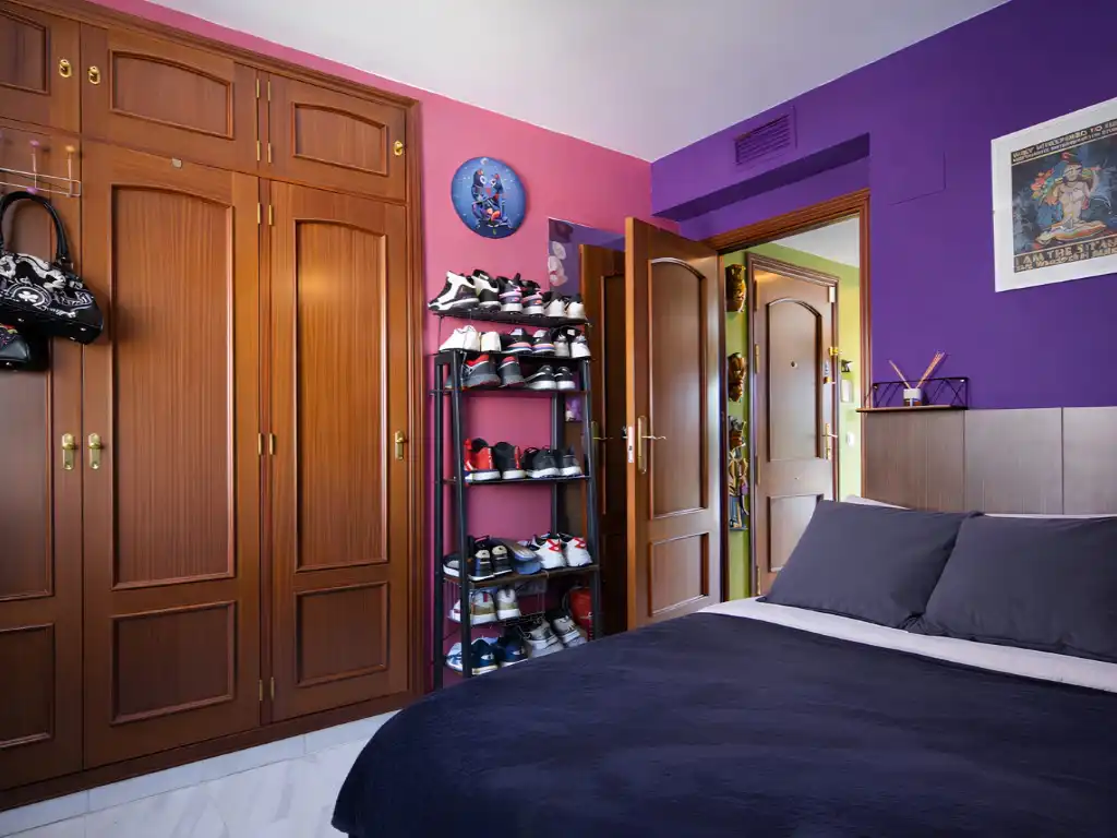 Bedroom of Flat for sale in Mijas  with Air Conditioner, Terrace and Furnished
