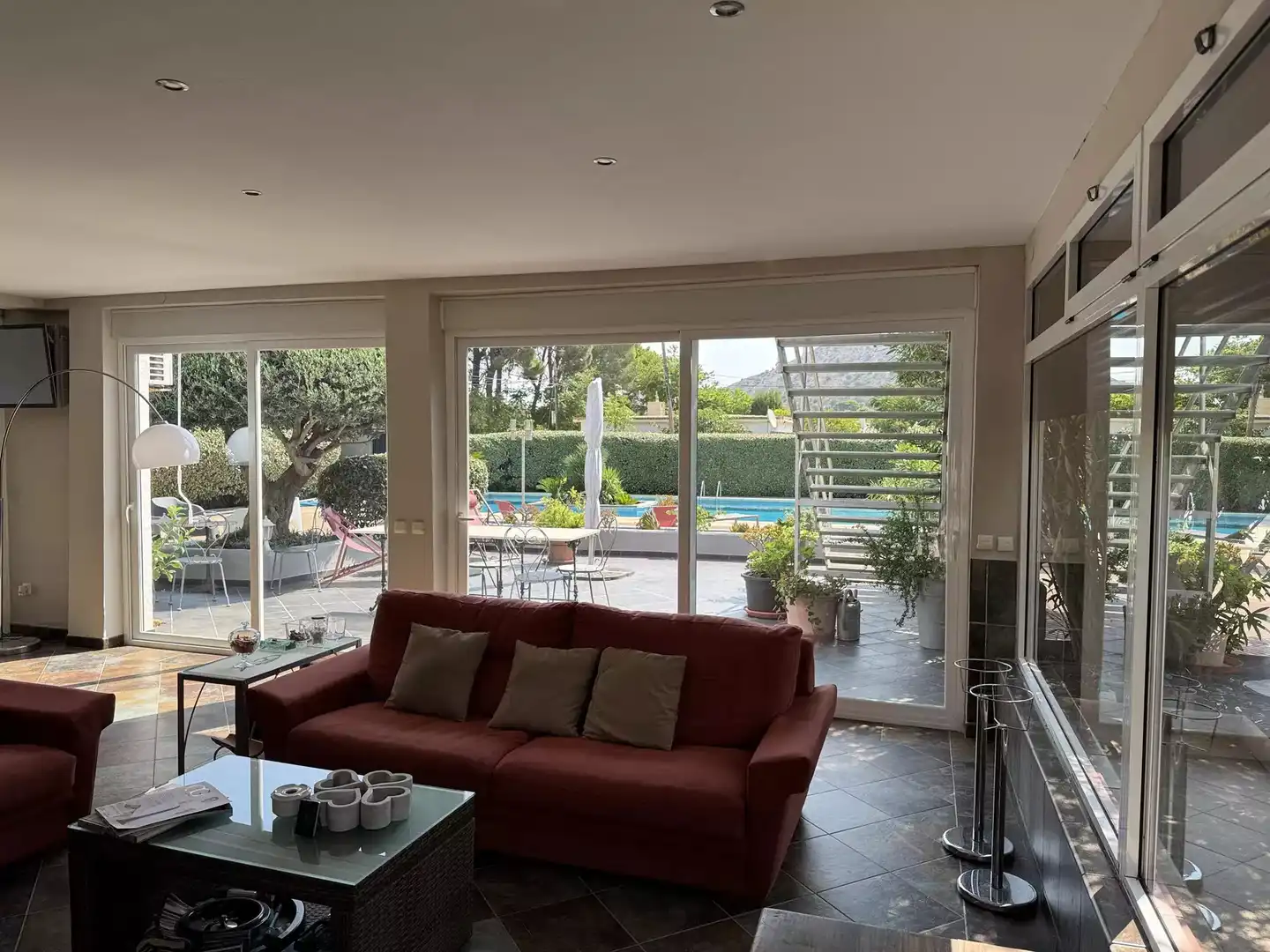 Sala d'estar de Casa o xalet en venda en Colera amb Aire condicionat, Calefacció i Jardí privat