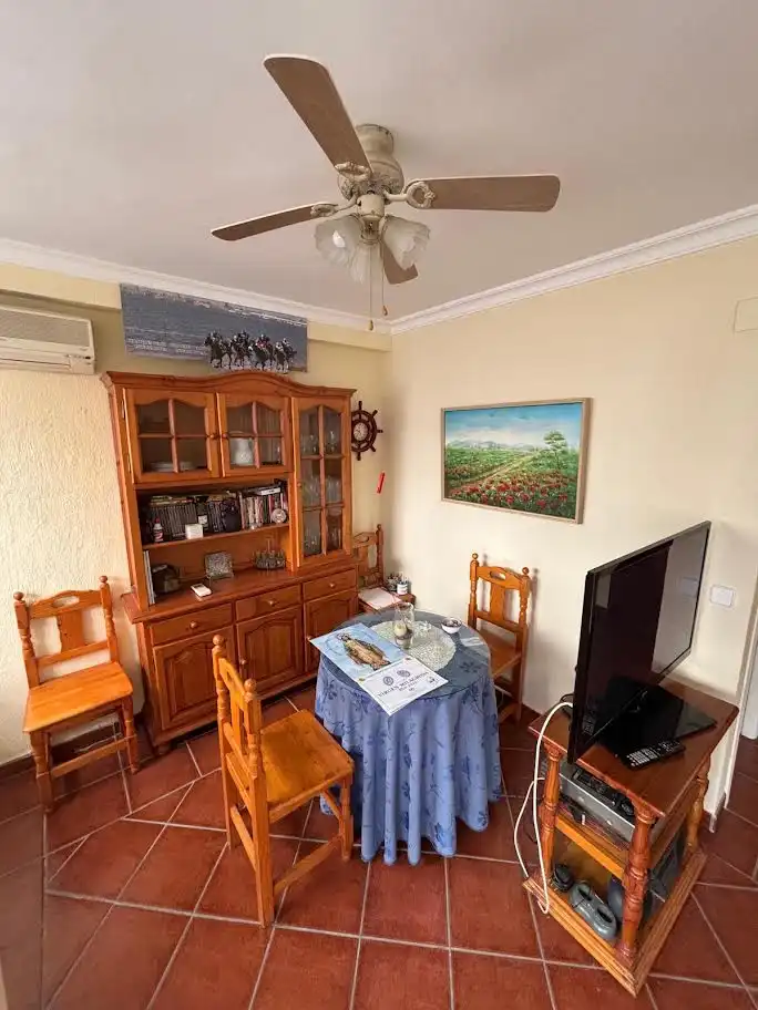 Esszimmer von Wohnung zur Miete in Sanlúcar de Barrameda mit Klimaanlage, Heizung und Möbliert