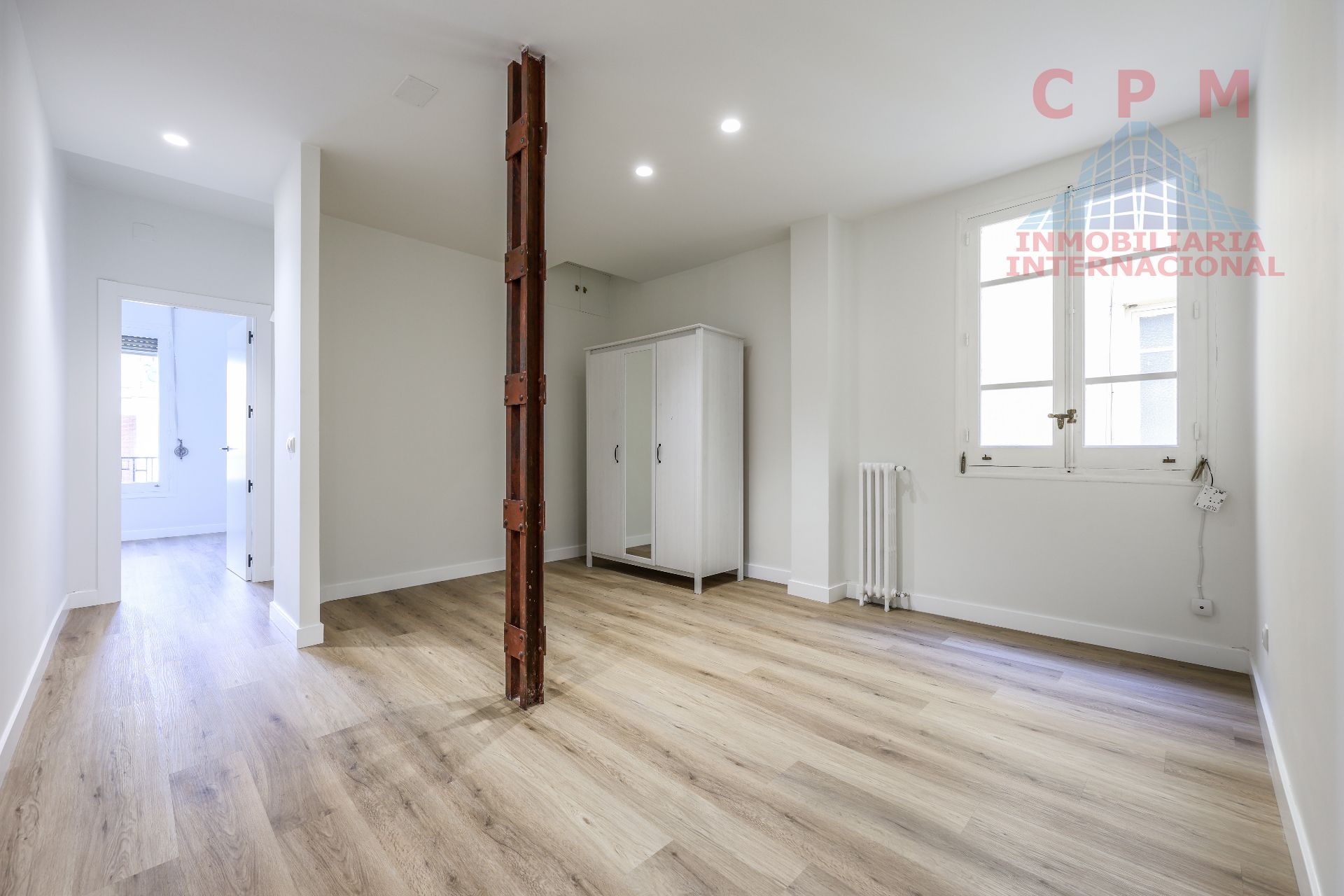Bedroom of Flat to rent in  Madrid Capital  with Air Conditioner, Heating and Parquet flooring