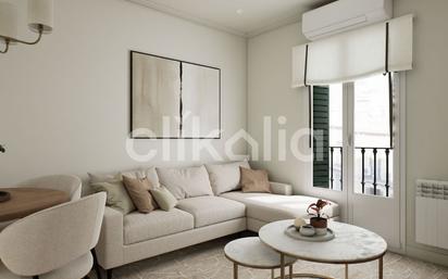 Living room of Flat for sale in  Barcelona Capital  with Heating and Terrace