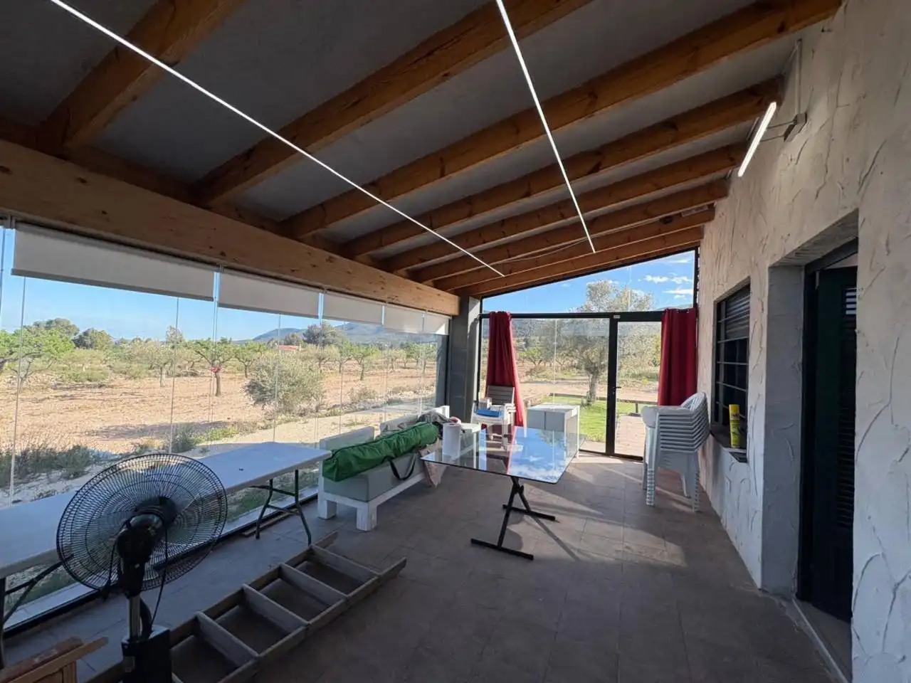 Terrassa de Finca rústica en venda en Castalla amb Calefacció, Jardí privat i Terrassa